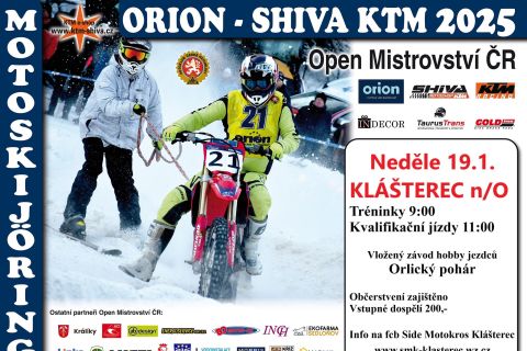 Motoskijöring v Klášterci 19.01.2025