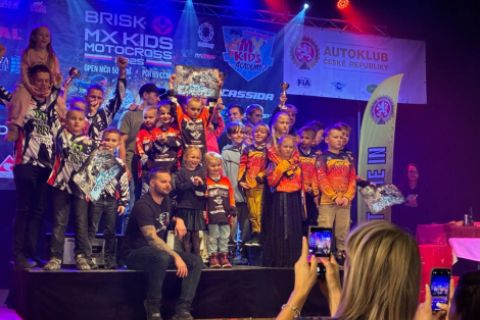 Vyhlášení OMČR 50ccm a seriál Brisk MX KIDS 2025